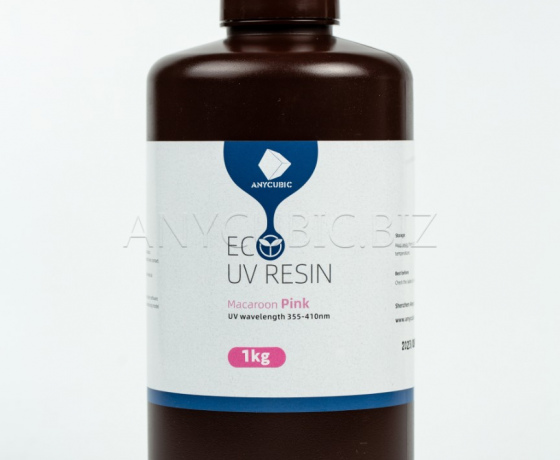 Фото 2 - Фотополімерна смола Anycubic ECO Macaroon Pink (Рожевий) 1КГ