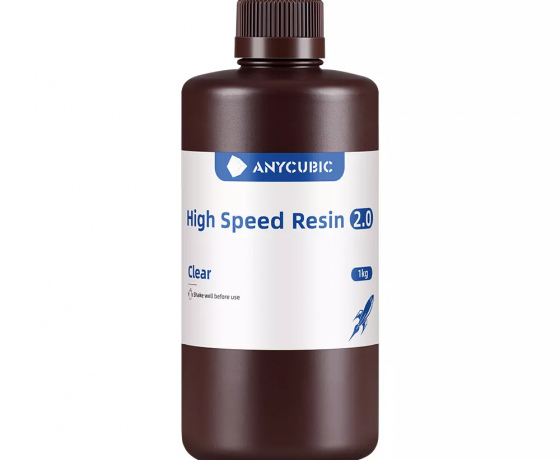 Фото 2 - Фотополімерна смола Anycubic High Speed ​​Resin 2.0 Прозорий