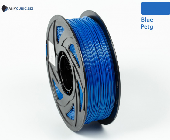 Фото 3 - Синій PETG Copet ПЕТГ філамент пластик для 3D принтера 1кг, 1.75мм, 330м