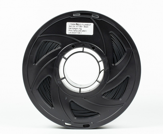 Фото 5 - Nylon 6 (PA) пластик Полиамид NYLON ЧЕРНЫЙ 1,75 MM 1кг