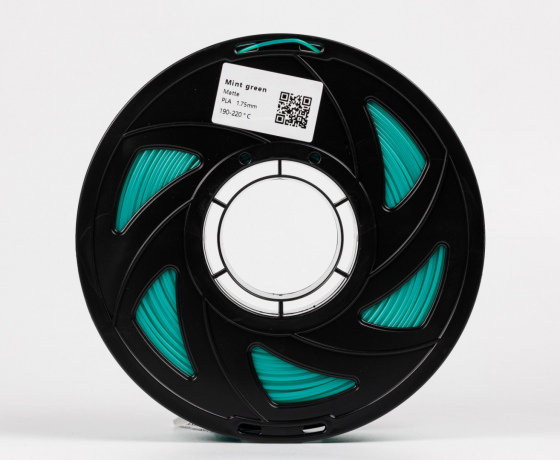 Фото 3 - М'ятно-Зелений Матовий Пла Пластик 1кг | 1.75мм | 330м