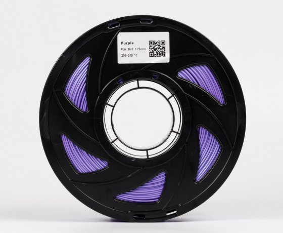 Фото 3 - Пурпурний Пла Пластик Шовковий \ PLA SILK Purple 1кг | 1.75мм | 330м