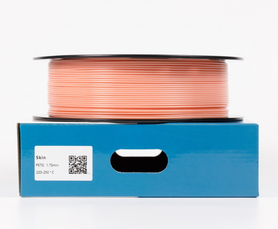 Фото 3 - Бежевий PETG (ПЕТГ) coPET пластик для 3D принтера | Skin PETG ral 3012 1кг | 1.75мм | 330м