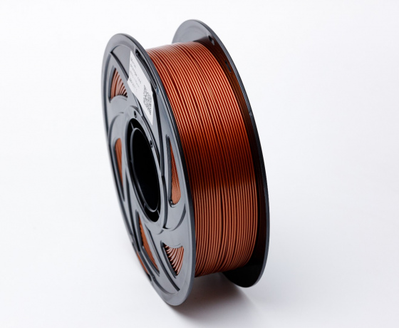 Фото 4 - Помаранчевий-Червоний Металік PETG пластик | PETG Filament Metal orange 1кг | 1.75мм | 330м