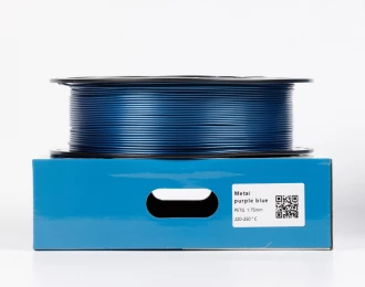 Фіолетово Синій Металік PETG пластик для 3D принтера | PETG Filament Metal purple blue 1кг | 1.75мм | 330м